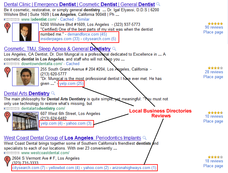 Local Business Listings